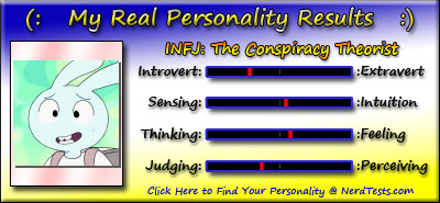 Take the fun personality test @ NerdTests.com.  Click here!